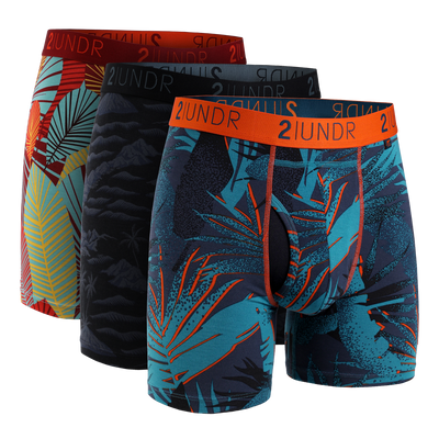 Swing Shift Boxer Brief 3 Pack Boxset - Miami/Moonlit/Tropic