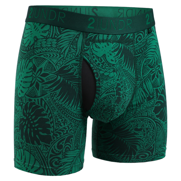 Swing Shift 6" Boxer Brief - 3 Pack Boxset - C Blue/C Black/C Green