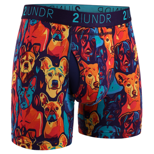 Swing Shift 6" Boxer Brief - 3 Pack Boxset - Friend/Turtle/Kitty