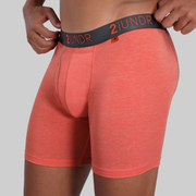 Swing Shift 6" Boxer Brief - Coral