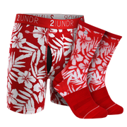 Swing Shift Boxer Brief - Groove Sock Pack - Aloha