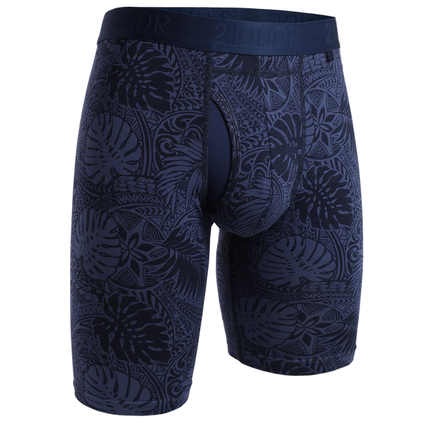 Swing Shift 9" Long Leg - Coastal Blue