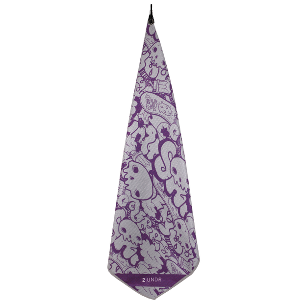 Microfiber Golf Towel - Skulled