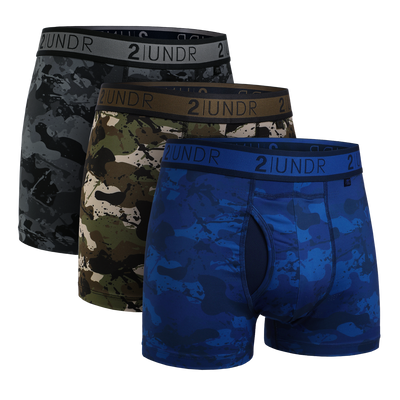Sport Shift 3" Trunk - Army/Blackout/Nightout - 3 Pack