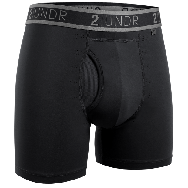 Sport Shift 6" Boxer Brief - 3 Pack Boxset - Stealth/Charcoal/Azul