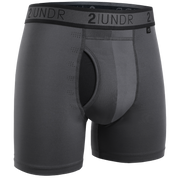 Sport Shift 6" Boxer Brief - 3 Pack Boxset - Stealth/Charcoal/Azul