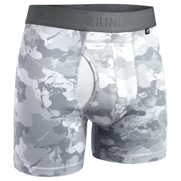 Sport Shift 6" Boxer Brief - Whiteout
