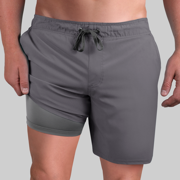 Juicy 2 in 1 Short 2.0 - Charcoal