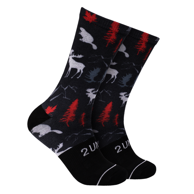 Flex Printed Crew Sock - Sorry Eh