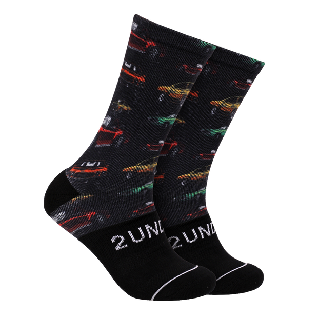 Flex Printed Crew Sock - Vintage Muscle