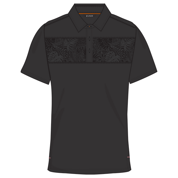 Short Sleeve Polo - The Pacino Polo - Coastal Black
