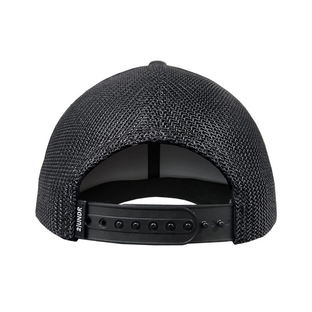 Snap Back Mesh Solid Patch Hat - Island Resort