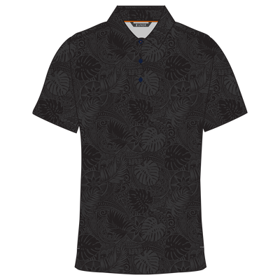Short Sleeve Polo - The Ventura Polo - Coastal Black