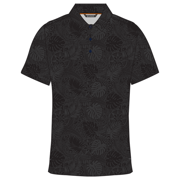 Short Sleeve Polo - The Ventura Polo - Coastal Black