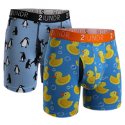 Swing Shift Boxer Brief 2 Pack - Ducky - Penguins
