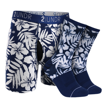 Swing Shift Boxer Brief - Groove Sock Pack - Mahalo