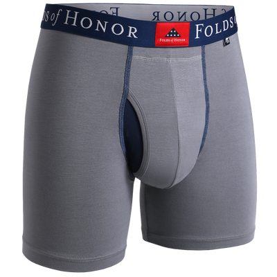 Swing Shift Boxer Brief - Folds of Honor  - Grey