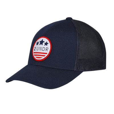 Snap Back Mesh Solid Hat - Team America