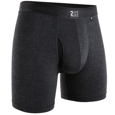 Night Shift Boxer Brief - Charcoal
