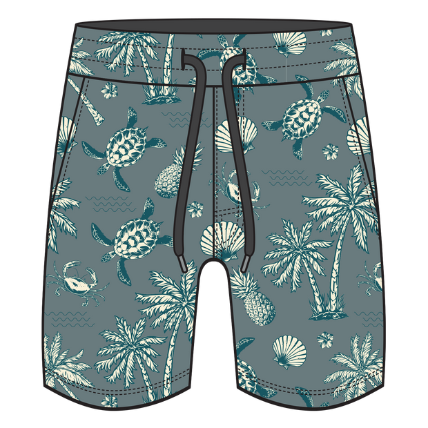 Juicy Swim Short - Tortugas